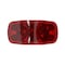 Abrams 4" x 2" Rectangular Red 16 LED Trailer Clearance Side Marker Light TML-R216-R - alternate 1